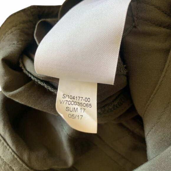 Banana Republic Sleeveless Utility Romper Drawstring Waist Olive Green Size 6 - Picture 8 of 8